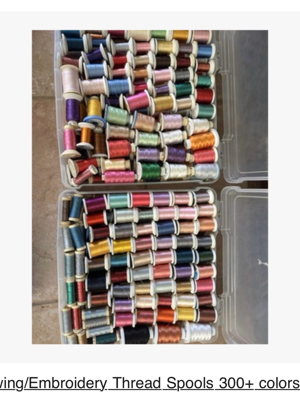 Multi-Color Sewing & Embroidery Thread Spool Organizer Case - Assorted Colors